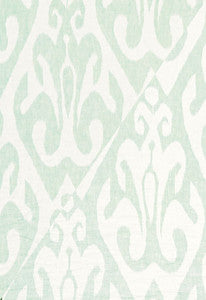 Schumacher Fabric Tokat Weave Aqua 66101
