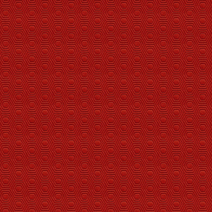 Honeycomb Ruby 66173 by Schumacher Designer Fabric MARY MCDONALD See Sample SPAIN MEDIUM DUTY </p><p>Repeat: Horizontal: 1 5/8" (4CM) and Vertical: 2" (5CM) 53 1/8" WIDE (135CM) - Swanky Fabrics -