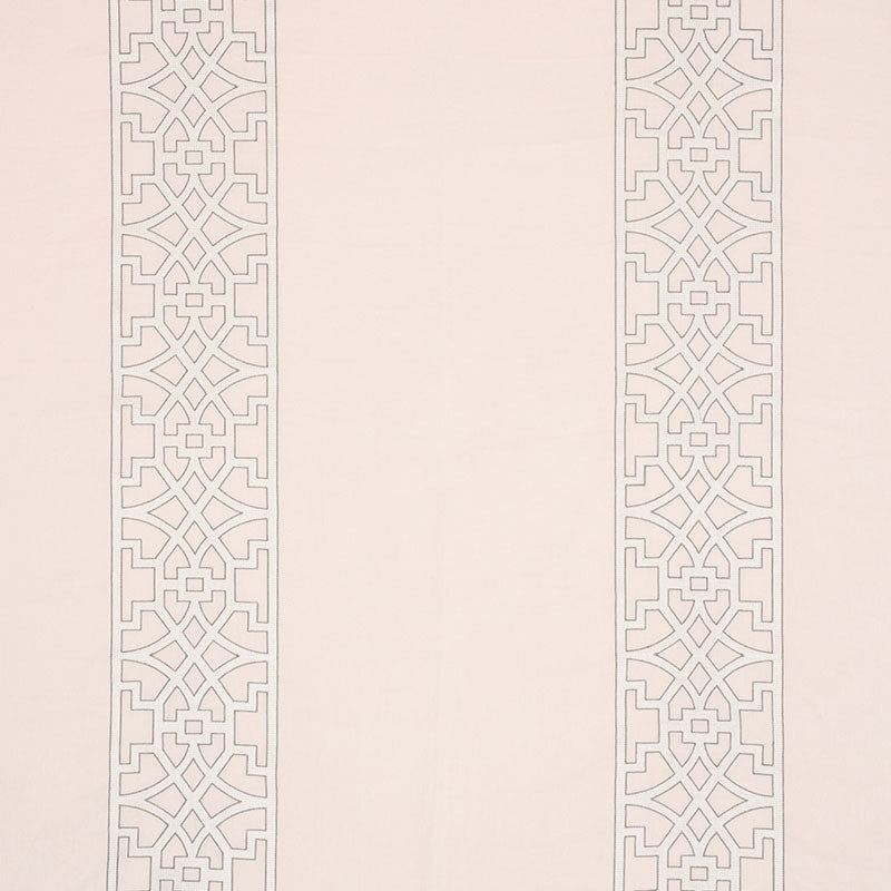 Don'T Fret Blush Conch 66183 by Schumacher Designer Fabric SHEERS & CASEMENTS III See Sample INDIA MEDIUM DUTY </p><p>Repeat: Horizontal: 27" (69CM) and Vertical: 7 3/4" (20CM) 55" WIDE (140CM) - Swanky Fabrics -
