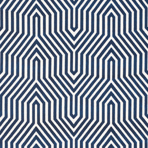 Schumacher Fabric Vanderbilt Velvet Bleu 66194
