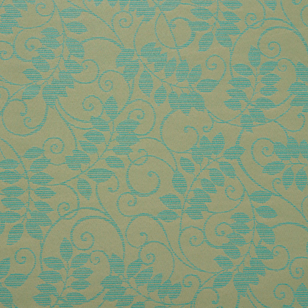 6624 Seafoam/Vine by Charlotte Designer Fabric Outdoor/Indoor Oasis III 100% Woven Polyester Made In USA Exceeds 48,000 Wyzenbeek Rubs (Heavy Duty) </p><p>Repeat: Horizontal: 29.0" x Vertical: 29.0" 54 Inches - Swanky Fabrics -