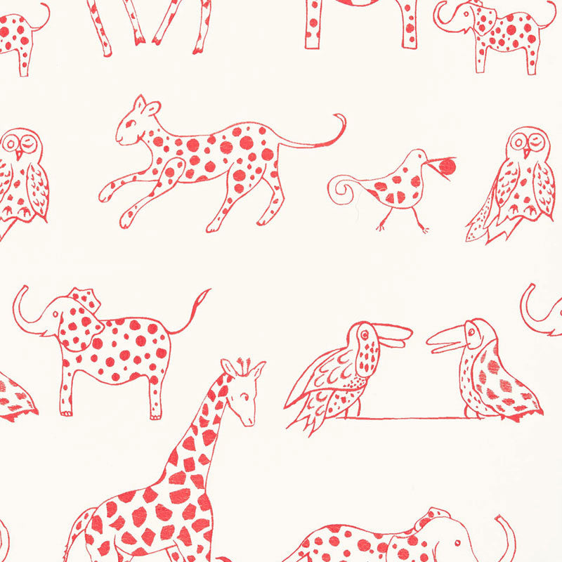Jungle Jubilee Punch 66253 by Schumacher Designer Fabric LULU DK | CHILD See Sample INDIA HEAVY DUTY </p><p>Repeat: Horizontal: 25 1/4" (64CM) and Vertical: 30 1/2" (77CM) 50 1/2" WIDE (128CM) - Swanky Fabrics -