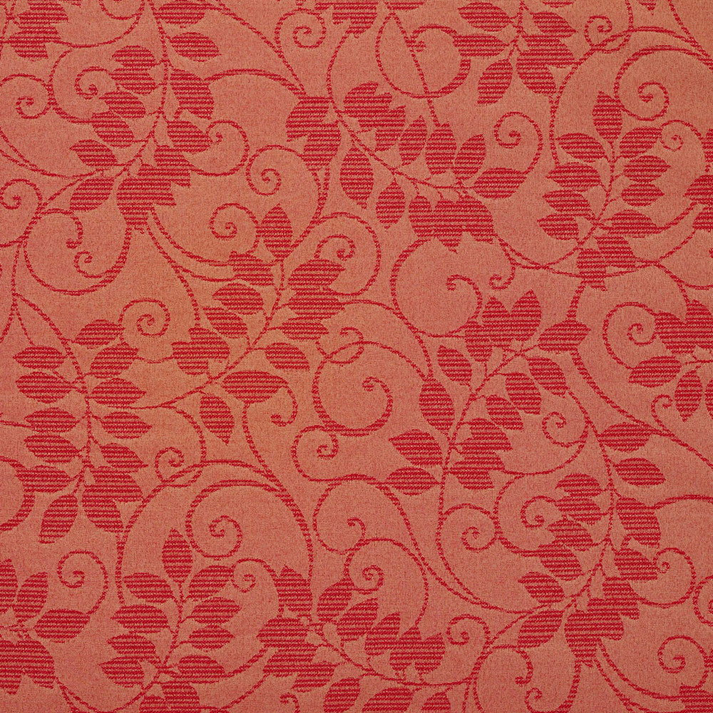 6630 Ruby/Vine by Charlotte Designer Fabric Outdoor/Indoor Oasis III 100% Woven Polyester Made In USA Exceeds 48,000 Wyzenbeek Rubs (Heavy Duty) </p><p>Repeat: Horizontal: 29.0" x Vertical: 29.0" 54 Inches - Swanky Fabrics -