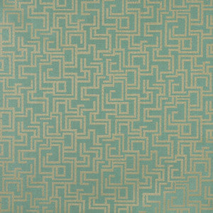 Charlotte Fabric 6632 Seafoam/Geometric