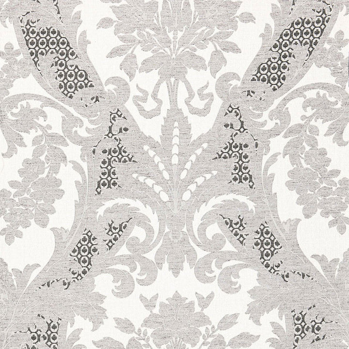 Toscana Linen Damask Grisaille 66342 by Schumacher Fabric Schumacher Fabric Toscana Linen Damask Grisaille 66342Fabric LINEN 51% ITALY </p><p>Repeat: H: HORZ. 28" (71CM) , V: VERT. 28" (71CM) 56 - Fabric Carolina -