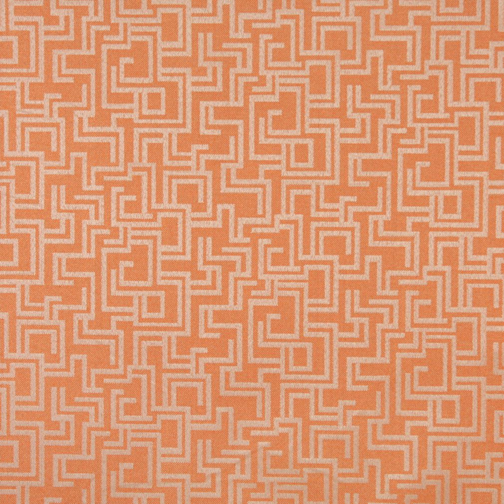 6635 Nectar/Geometric by Charlotte Designer Fabric Outdoor/Indoor Oasis III 100% Woven Polyester Made In USA Exceeds 48,000 Wyzenbeek Rubs (Heavy Duty) Horizontal: 29.0" x Vertical: 10.0" 54 Inches - Swanky Fabrics -