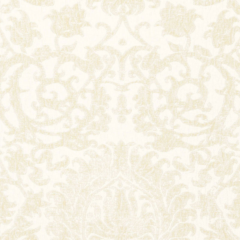 Arezzo Linen Damask Champagne 66362 by Schumacher Designer Fabric PALAZZO See Sample ITALY MEDIUM DUTY </p><p>Repeat: Horizontal: 25 1/2" (65CM) and Vertical: 30" (76CM) 51" WIDE (130CM) - Swanky Fabrics -