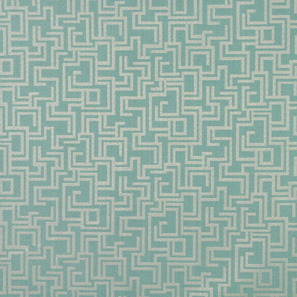 6636 Lagoon/Geometric by Charlotte Designer Fabric Outdoor/Indoor Oasis III 100% Woven Polyester Made In USA Exceeds 48,000 Wyzenbeek Rubs (Heavy Duty) </p><p>Repeat: Horizontal: 29.0" x Vertical: 10.0" 54 Inches - Swanky Fabrics -