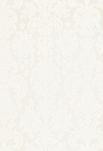 Schumacher Fabric Kirkmicha Jacquard Madras Ivory 66370