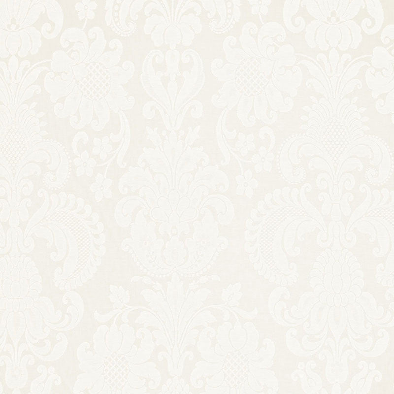 Kirkmicha Jacquard Madras Ivory 66370 by Schumacher Designer Fabric RADIANCE SHEERS See Sample SCOTLAND . </p><p>Repeat: Horizontal: 22 1/2" (57CM) and Vertical: 40" (102CM) 67 2/8" WIDE (171CM) - Swanky Fabrics -