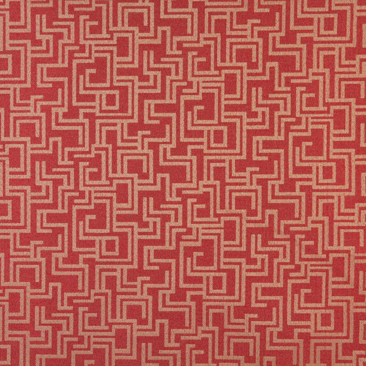 6638 Ruby/Geometric by Charlotte Designer Fabric Outdoor/Indoor Oasis III 100% Woven Polyester Made In USA Exceeds 48,000 Wyzenbeek Rubs (Heavy Duty) </p><p>Repeat: Horizontal: 29.0" x Vertical: 10.0" 54 Inches - Swanky Fabrics -