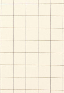 Schumacher Fabric Mellier Plaid Ivory 66451