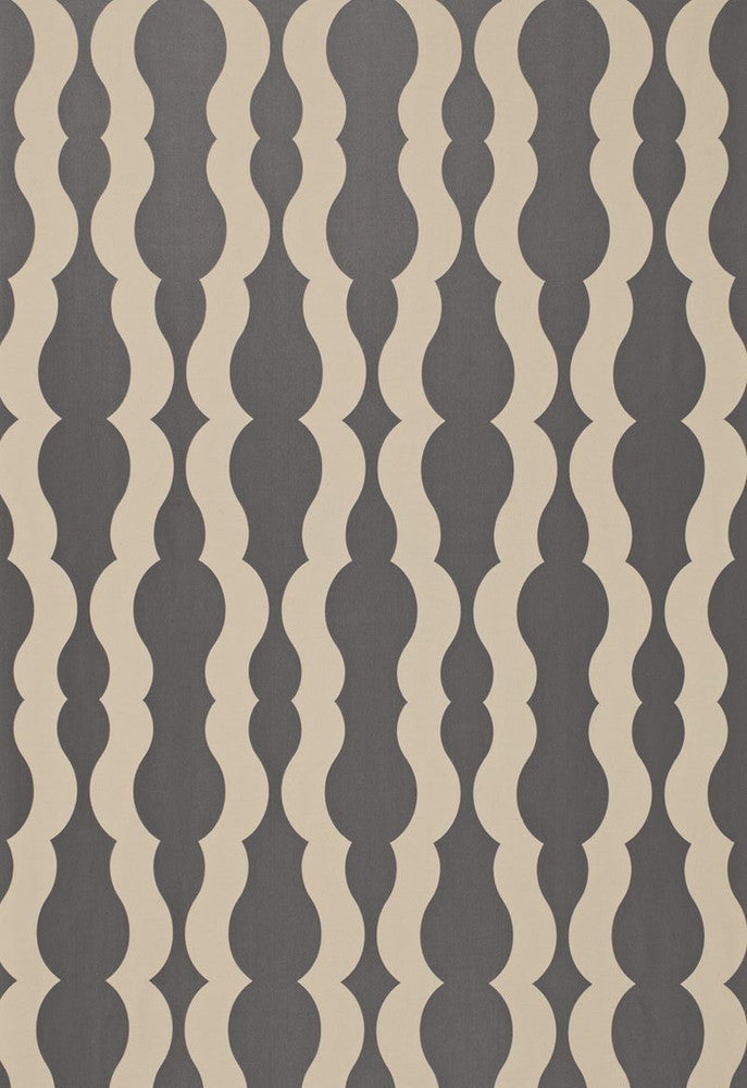 Villeroux Weave Charcoal 66570 by Schumacher Designer Fabric Courtrai 100% Trevira Martindale 15,000 Horizontal: 6.875 and Vertical: 20.25 55 - Swanky Fabrics -