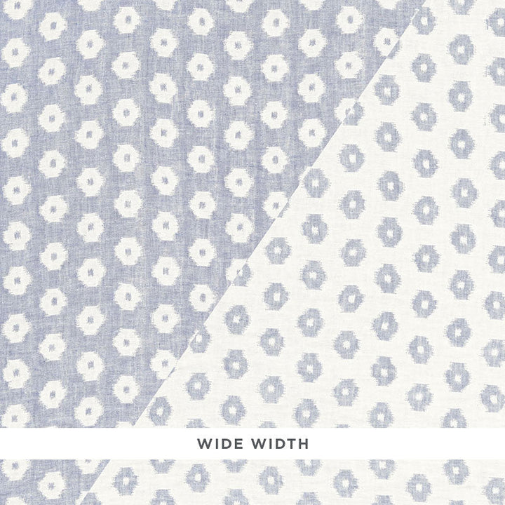 Timur Weave Indigo 66612 by Schumacher Designer Fabric PALAZZO LINEN 100% SPAIN MARTINDALE 10,000 </p><p>Repeat: Horizontal: 1 1/8" (3CM) and Vertical: 4 1/2" (11CM) 118 - Swanky Fabrics -