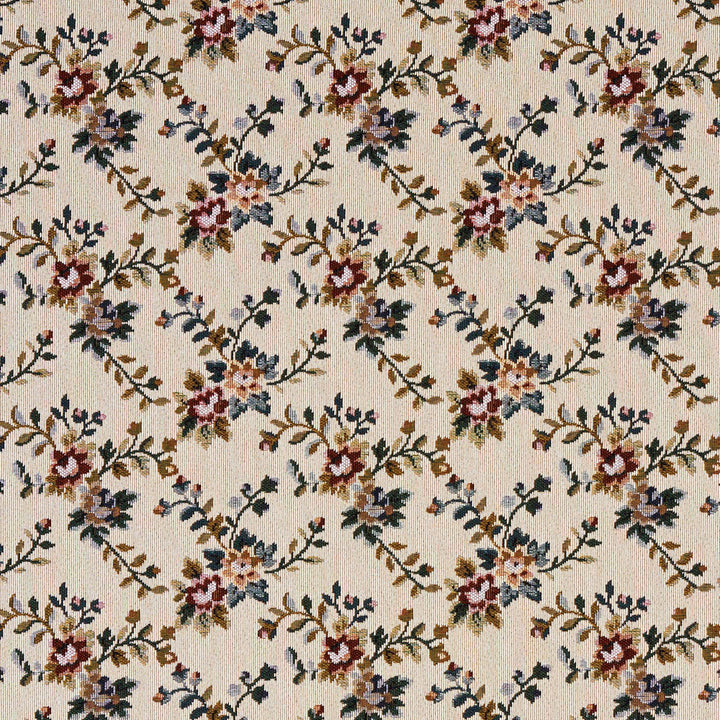 6675 Praline by Charlotte Designer Fabric Tapestry Treasures III 36% Polyester, 32% Cotton, 32% Olefin Canada Exceeds 100,000 Wyzenbeek Rubs (Heavy Duty) Horizontal: 6.75" x Vertical: 4.5" 54 Inches - Swanky Fabrics -