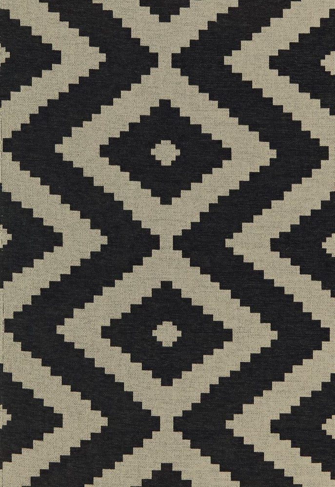 Vail Chenille Raven 66763 by Schumacher Designer Fabric Luxe-Lodge 100% Cotton Wyzenbeek 8,000 Horizontal: 26 and Vertical: 14 51.5 - Swanky Fabrics -