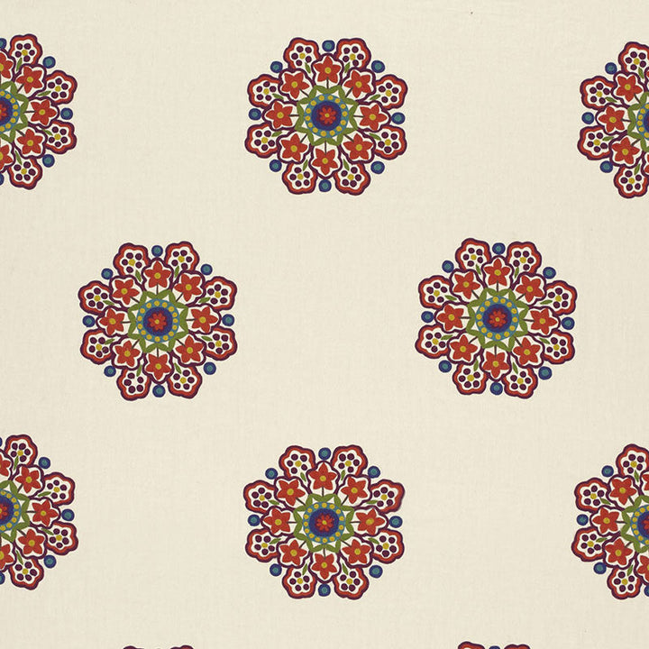 Chennai Linen Embroidery Festival 66821 by Schumacher Designer Fabric CLASSIC WOVENS See Sample INDIA . </p><p>Repeat: Horizontal: 12 7/8" (33CM) and Vertical: 31 1/2" (80CM) 51 5/8" WIDE (131CM) - Swanky Fabrics -