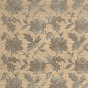 Schumacher Fabric Moon Garden Pewter 66850