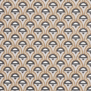 Schumacher Wallpaper Abelino Camel & Black 5012080