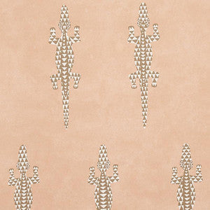 Schumacher Wallpaper Baracoa Terracotta 5012102