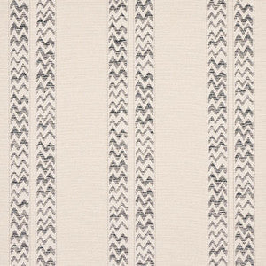 Schumacher Wallpaper Kudu Stripe Black 5012310