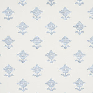 Schumacher Wallpaper Rubia Blue 5012220