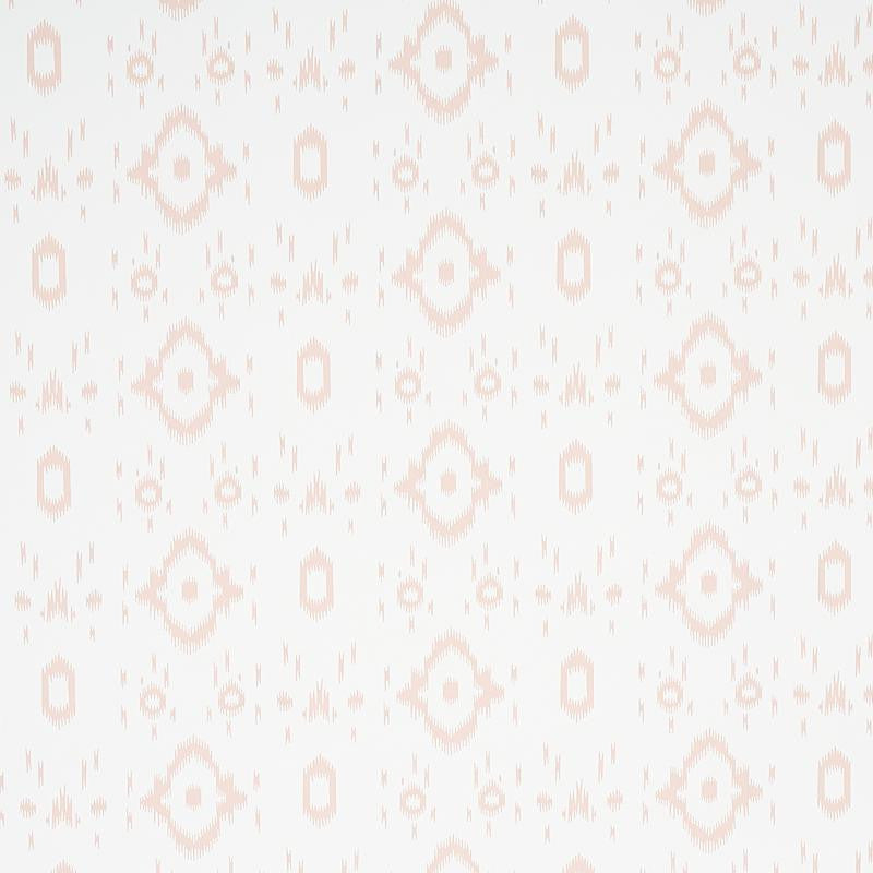 Tabitha Quiet Pink 5012201 by Schumacher Designer Wallpaper East Meets West 6.75" - Swanky Fabrics -