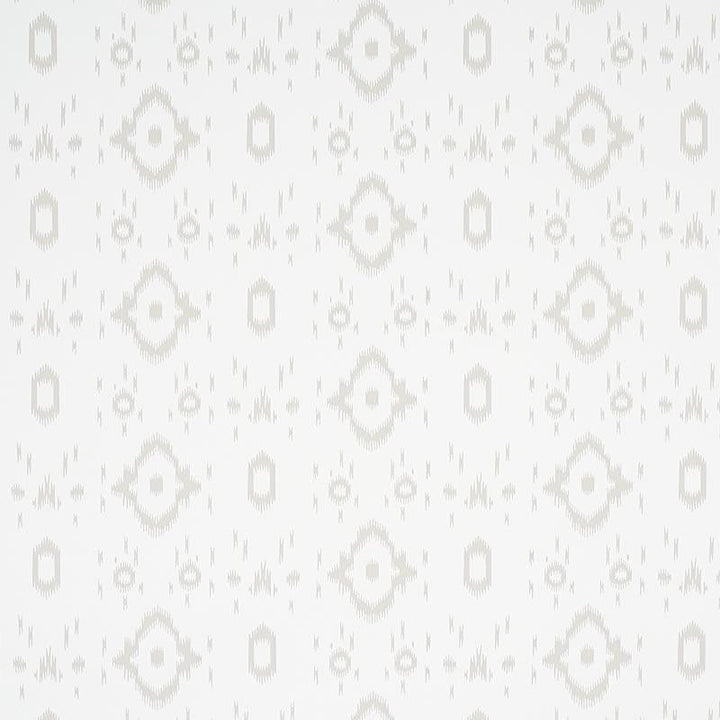Tabitha Soft Grey 5012202 by Schumacher Designer Wallpaper East Meets West 6.75" - Swanky Fabrics -