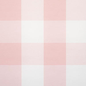 Schumacher Wallpaper Willa Check Large Pink 5012354