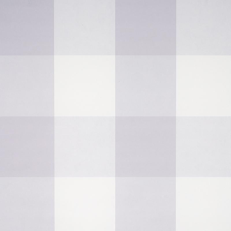 Willa Check Large Lavender 5012355 by Schumacher Designer Wallpaper Plaid Wallcoverings 13.5" - Swanky Fabrics -