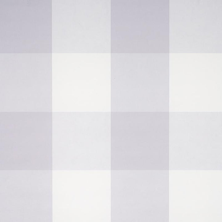 Willa Check Large Lavender 5012355 by Schumacher Designer Wallpaper Plaid Wallcoverings 13.5" - Swanky Fabrics -