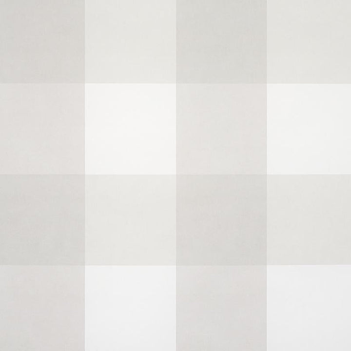 Willa Check Large Birch 5012358 by Schumacher Designer Wallpaper Plaid Wallcoverings 13.5" - Swanky Fabrics -