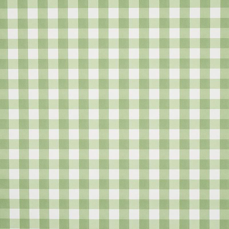 Willa Check Small Leaf 5012362 by Schumacher Designer Wallpaper Plaid Wallcoverings 2.0" - Swanky Fabrics -