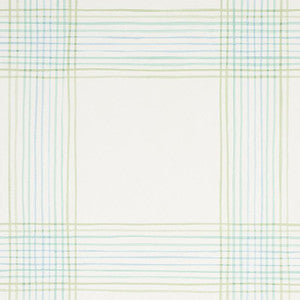Schumacher Wallpaper Minerva Plaid Peacock 5012370