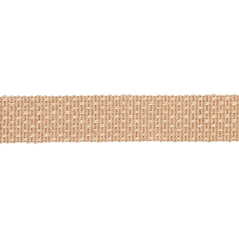 Duval Jute Tape Natural 80071 by Schumacher Designer Trim Copacabana - Swanky Fabrics -