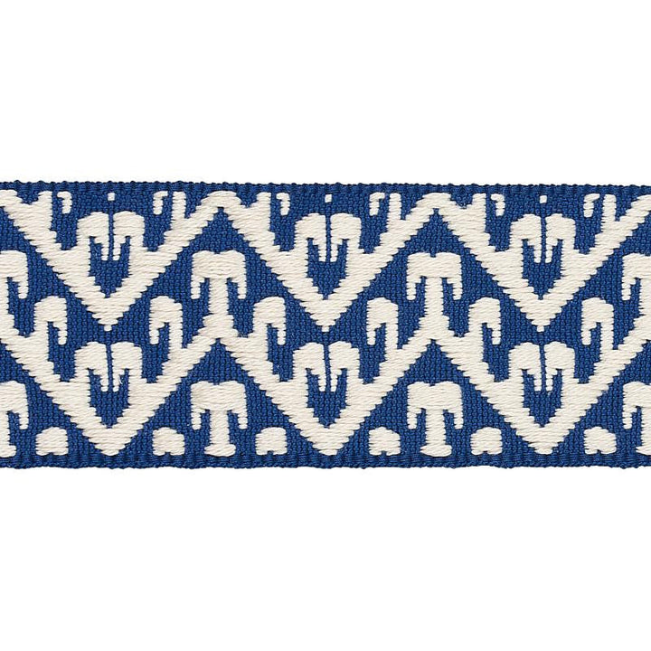 Tivoli Tape Blue 80011 by Schumacher Designer Trim Copacabana - Swanky Fabrics -