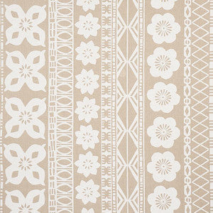 Schumacher Fabric Mrs. Howell Natural 179870