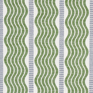 Schumacher Fabric Sina Stripe Green 79940