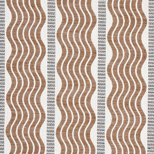 Schumacher Fabric Sina Stripe Brown 79942