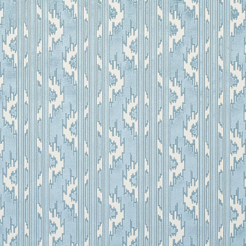 Murat Velvet Sky 80320 by Schumacher Designer Fabric East Meets West 13.5" - Swanky Fabrics -