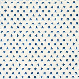 Schumacher Fabric Berry Hand Block Print Indigo & Sky 179731