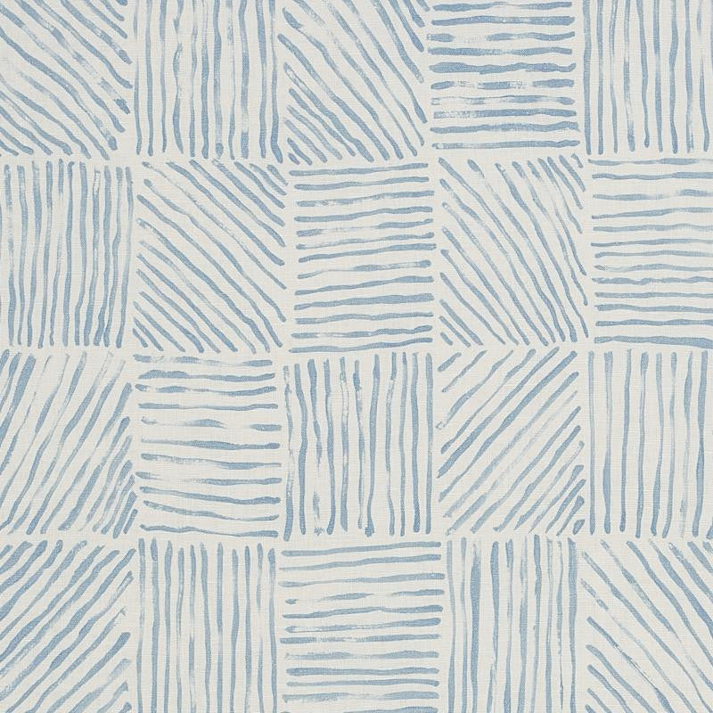 Katama Sky 179901 by Schumacher Designer Fabric Caroline Z Hurley 27.0" - Swanky Fabrics -
