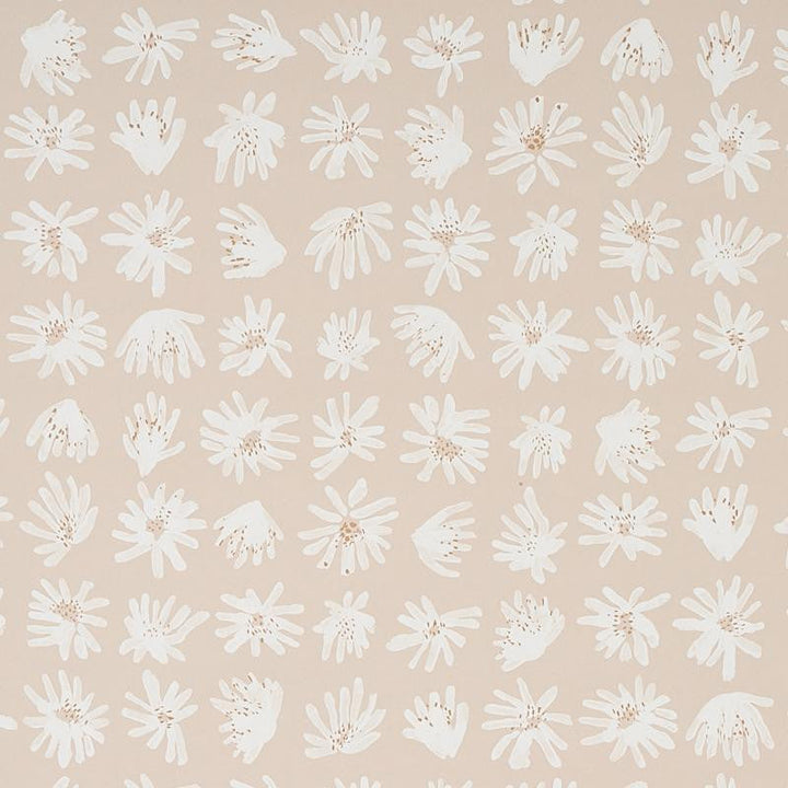 Meadow Rock Neutral 5012231 by Schumacher Designer Wallpaper Caroline Z Hurley 13.5" - Swanky Fabrics -