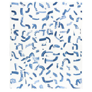 Schumacher Wallpaper Sepiessa Blue 5009494