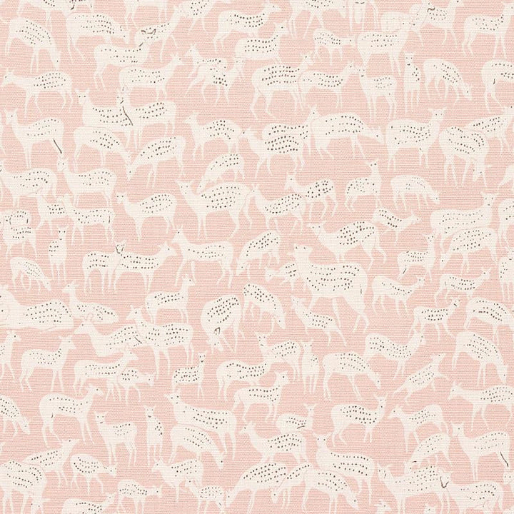Fauna Dusty Pink 177723 by Schumacher Designer Fabric Flight Of Fancy 9.0" - Swanky Fabrics -