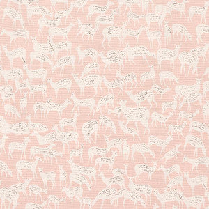 Schumacher Fabric Fauna Dusty Pink 177723