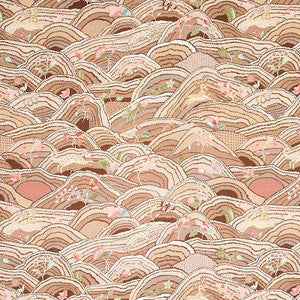 Schumacher Fabric Rolling Hills Mocha 177382