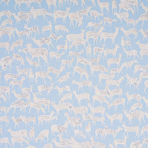 Schumacher Wallpaper Fauna Slate Blue 5012490