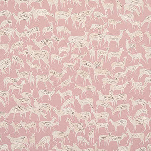 Schumacher Wallpaper Fauna Dusty Pink 5012491