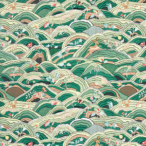 Schumacher Wallpaper Rolling Hills Green 5012631
